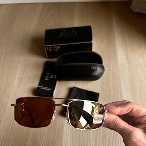 NEW Serengeti Treviso 24h Le Mans 8484 Satin Gold Polarized Driver Sunglasses